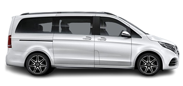 mercedes benz v class side view silver